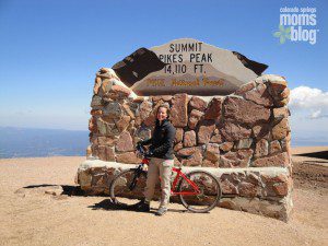On the summit of Pike's Peak!
