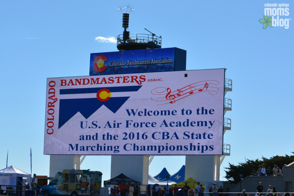 2016 Colorado State Marching Band Championships at the US Air Force Academy